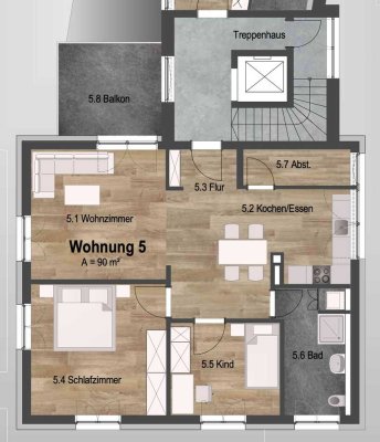 Ansprechende 3,5-Zimmer-Wohnung mit gehobener Innenausstattung mit EBK in Spaichingen