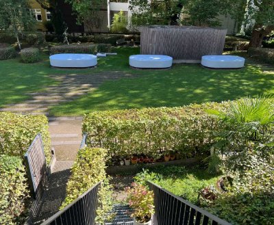 City-Traum-Deluxe: Spektakuläre 4 1/2-Raum-ETW mit Balkon-Terrasse, Privat-Garten und Tiefgarage!