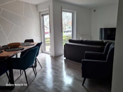 Voll möbliert 3-Zimmer Wohnung mit Balkon und Garage in Pfungstadt