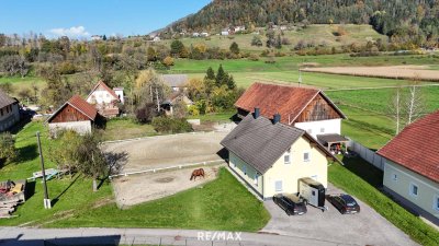 Leben auf dem Land: Modernisiertes Bauernhaus mit Reiterhof und 3.200 m² Grund