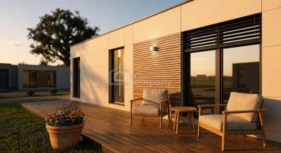 Moderne energieeffiziente Kleinhäuser im Grünen nahe Wien | Erstbezug &amp; Kaufoption