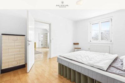 Sofort einziehen oder vermieten: 2-Zimmer-Stadtwohnung mit Grünblick in ruhiger Lage