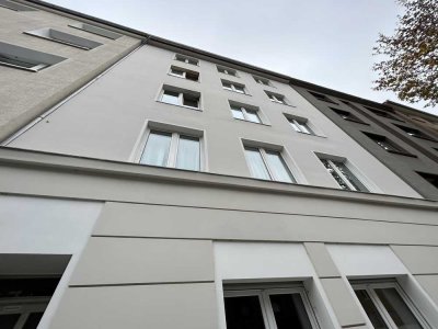 Frisch renovierte 2-Zimmer-Wohnung mit großem Balkon und Blick ins Grüne – Toplage in Düsseldorf!