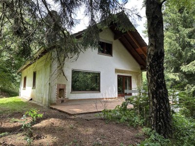 EFH/Wochenendhaus in schönster Lage auf eigenem Waldgrundstück bei Carlsberg (Pfalz)