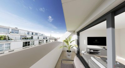Wohnen zwischen Stadtpark und Prater | DG-ERSTBEZUG mit LOGGIA | West-Ausrichtung | Für Eigennutzer oder Anleger | JETZT VR-Tour buchen