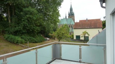 Exclusive Dachgeschosswohnung im Grüne, Balkon, Neubau, Niedrigenergiehaus (A+)