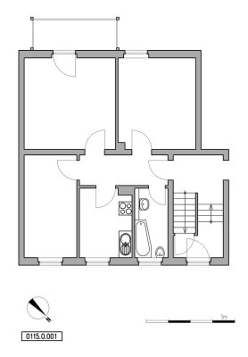 Helle Erdgeschosswohnung mit Balkon!