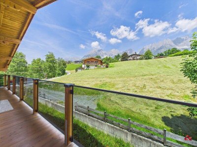 Penthousewohnung in Going – zwei Einheiten, Kaiserblick &amp; privater Wellnessbereich