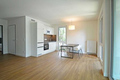 Neubau: Möblierte 2-Zimmer-Wohnung mit Terrasse