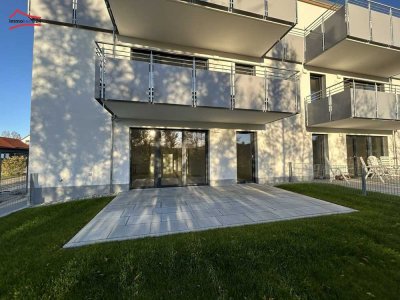 PROVISIONSFREI - Erstbezug 2025 - Moderne 3-Zimmer-Erdgeschosswohnung mit Süd-West-Terrasse in 91807