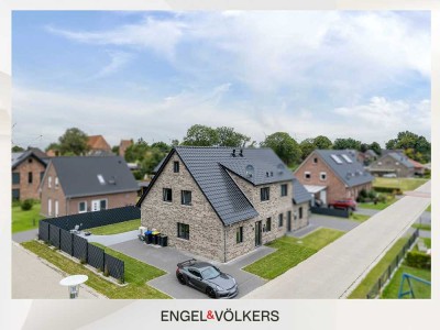 Moderne Doppelhaushälfte trifft ostfriesischen Charme