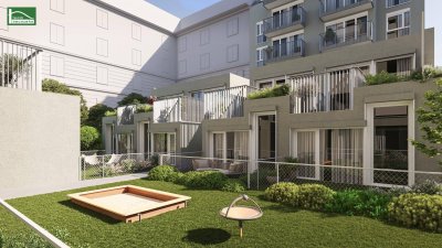 Gartentraum mit hervorragendem Grundriss in absoluter Hofruhelage inkl. Küche im Erstbezugs-Neubau