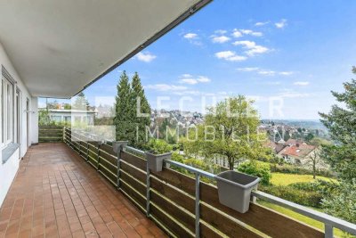 Sofort bezugsfrei - Traumhafte 4-Zimmer-Wohnung mit grandiosem Weitblick