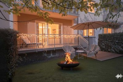 Sundowner in Giesing? Ihre Gartenwohnung wartet auf Sie. Sonnig und frisch renoviert.