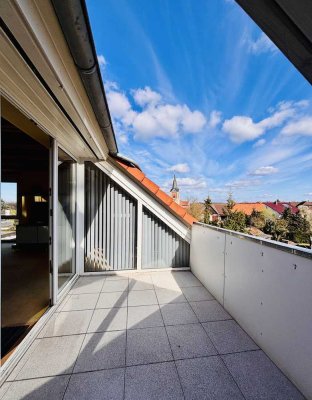 Wohnen über den Dächern von Waggum - Maisonette mit Galerie und Loggia