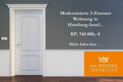 Modernisierte 3-Zimmer-Wohnung in Hamburg-Sasel...