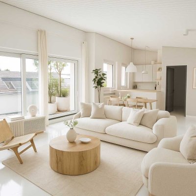 Von PRIVAT - LUXUS Penthouse "Pure White" am Benrather Schloss