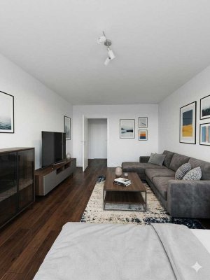 Großzügige, 80 m² + 12 m², 3+1 Zimmer, Etagenwohnung neben Main