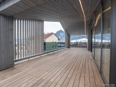Alpiner Luxus in Aich – 157 m² Penthouse mit Sauna &amp; 91 m² Panorama-Terrassen