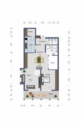 4-Zi. Maisonette Wohnung inkl. Stellplatz & Balkon