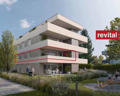 1A-Lage von Lustenau - Ruhige und Zentrale Terrassenwohnung - Top 7
