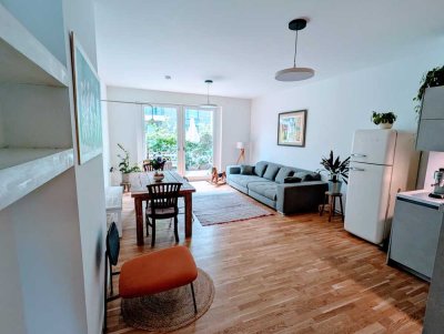 Geschmackvolle 3-Raum-Maisonette-Wohnung ,möbiliert, direkt am Gleisdreieck Park