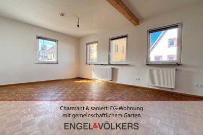 Charmant & saniert: EG-Wohnung mit gemeinschaftlichem Garten