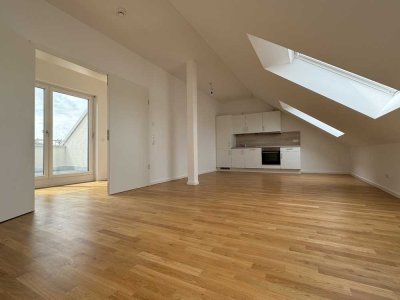 3,5-Raum-Neubauwohnung in Eutritzsch mit Dachterrasse und Einbauküche