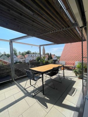 Altstadt LL: 100qm 3-Zi.-DG-Whg. mit Süd-Dachterrasse & Aufzug