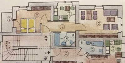 Charmante 2-Zimmer-Wohnung im 1. OG mit Balkon in Dresden Striesen-Ost