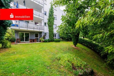 Bad Soden: Großzügige 3-Zimmer-Erdgeschosswohnung mit Terrasse und großem Garten