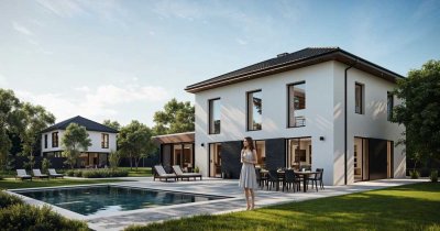 Neubau: Elegante Stadtvilla am Ostpark