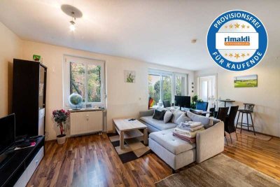 Gartenwohnung in M-Pasing: ruhig, grün und solide vermietet