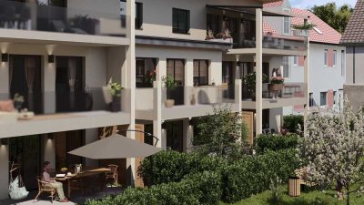 2-Zimmer-Gartenwohnung im Neubau-Erstbezug, provisionsfrei für den Käufer!