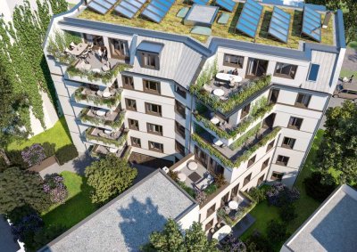 Exklusive 4-Raum-Penthouse-Wohnung mit Terrasse im Zentrum-Süd