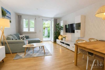 Haus im Haus in München-Giesing - 3-Zimmer-Maisonette mit Garten, Terrasse und Balkon