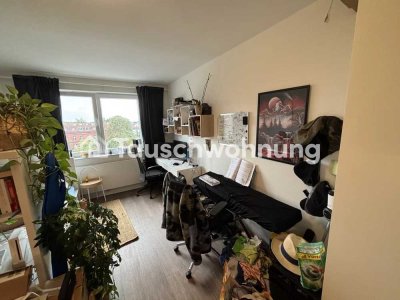 Tauschwohnung: Helle möblierte 1-Zimmer-Wohnung in ruhiger Lage