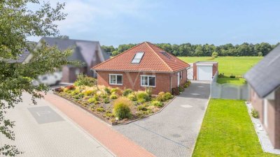 Dreimal A für Effizienz, Lage & Ausstattung – Moderner Bungalow in Marienhafe