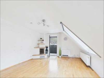 Heimkommen & wohlfühlen: 
3 Zimmer + klimatisierter Spitzboden  - Kamin - Südbalkon in Glattbach