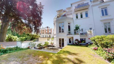 Harvestehude: Exklusive Gartenwohnung mit Villencharakter & privatem Garten an der Außenalster