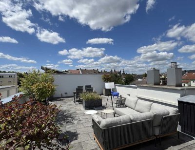 Exklusive Maisonettewohnung mit spektakulärer Dachterrasse und Domblick in Worms