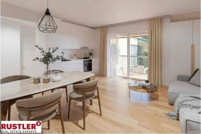 großzügige 2 Zimmerwohnung mit Garten