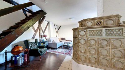 Nostalgisch wohnen über zwei Etagen - Maisonette in historischem Gebäude
