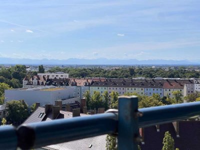 Helle Wohnung mit Alpenblick in Haidhausen zur Zwischenmiete: 4.10. - 31.12.2025