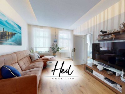 Bezugsfreie 3-Zimmer Wohnung unweit der Leipziger Innenstadt l Balkon I modernisiert