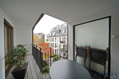 ELVIRA - Maxvorstadt, Verkauf mit Nießbrauch, exklusive 2-Zimmer-Wohnung mit Balkon in Toplage