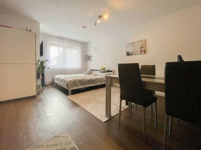 Lichtdurchflutetes Einzimmer-Apartment mit Küchenzeile in Augsburg-Haunstetten zu vermieten!