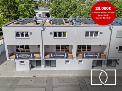 Provisionsfreier Neubau! Sofort bezugsfertiges Reihenhaus mit Stadtgarten am Fluss
