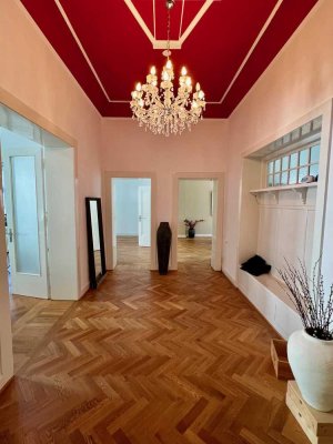 ** BEL ETAGE IN UNTERBILK * STILVOLLE  7 ZIMMER ALTBAUWOHNUNG  NÄHE LANDTAG & HAFEN**