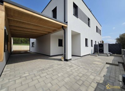 207 m² NFL! 5-ZIMMER, KELLER, BALKON, TERRASSE, CARPORT UND GROSSER GARTEN. ZIEGELQUALITÄT MIT TRAUMHAFTEN GRÜNBLICK.